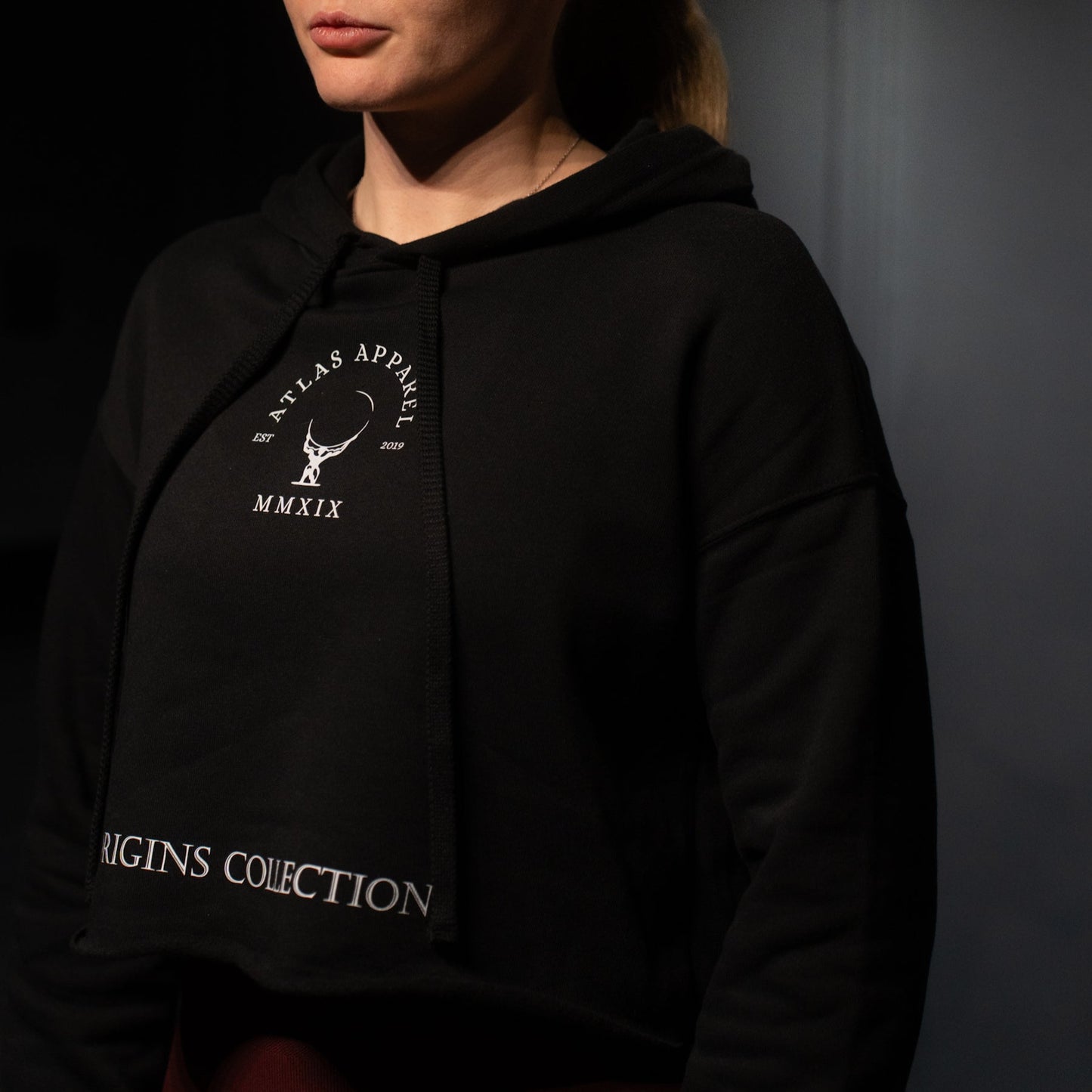 Origins Collection Crop Hoodie